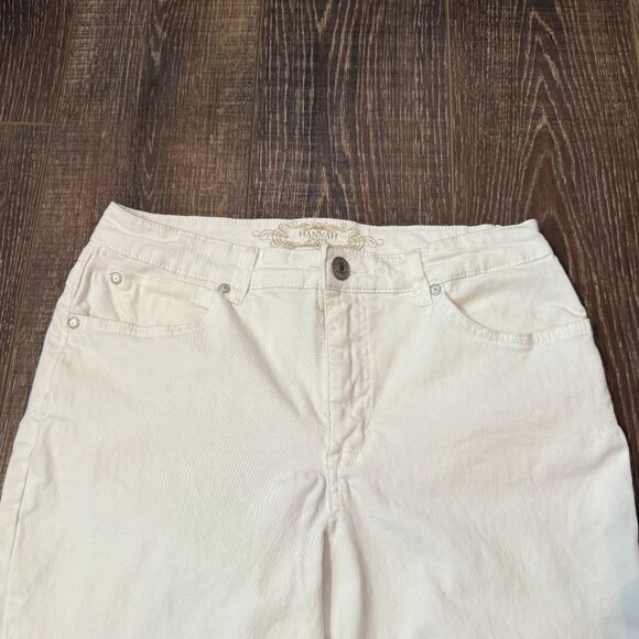 Hannah Denim White Jeans – Size 10 - Picture 10 of 14